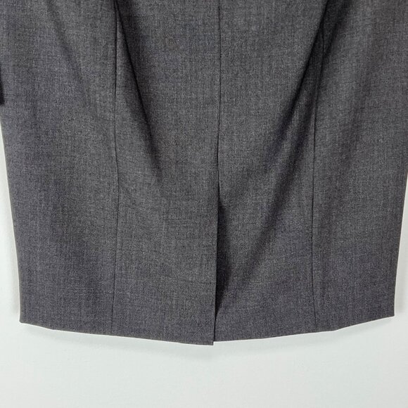 Calvin Klein Womens Gray Petite Pencil Skirt Career Suit Separates size 4P - Picture 9 of 14